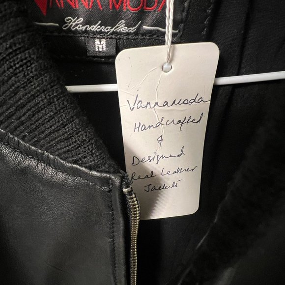 Brand New Women’s Custom Lambskin Bomber Jacket - Picture 2 of 5